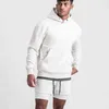 Felpe con cappuccio da uomo 2021 Palestre invernali da uomo in cotone Felpa con cappuccio Fitness Bodybuilding Giacca alta tasche a marsupio Marchio di qualità Abbigliamento con cappuccio