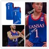 Basketball Gradey Dick Basketball Jersey personnalisé KU Kansas Jayhawks Basketball 2022 NCAA Maillots cousus