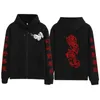 Men's Hoodies Sweatshirts Jujutsu Kaisen Hooded Harajuku Kugisaki Nobara Print Coat Zipper Hoodie Sweatshite