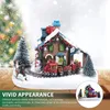 Dekoracje świąteczne kolorowe światła LED świąteczne Święta Święta Lumowatous Figurines Battery działające pulpit krajobrazowy ornament Navidad Home Decor 220916