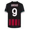 21 22 23 Milan Soccer Jerseys Ibrahimovic Milan Football Shirts 2022 2023 Tonali Rebic Camiseta de Futbol Italia Theo Brahim R.Leao Lazetic Fourth 4th
