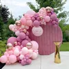 Andere Event Party liefert lila rosa Luftballons Garland Arch Kit Macaroon Latex Ballons Hochzeits Geburtstagsfeier Dekor Kinder Erwachsene M￤dchen Babyparty Ballon 220916