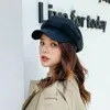 Berets und Winter Mädchen Kleidung Zubehör Koreanische Version Bequeme Frauen Sboy Caps Baskenmütze Maler Hut Achteckige