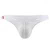 Underbyxor 2022 herrar underkl￤der sexig t-back g-string tripps andningsbara remmar s￶ml￶sa sissy underkl￤der trosor ropa hombre