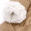 Vrouwen mode gebreide twist bloemen wanten winter vrouwelijke wol plus kasjmier fluweel verdikking warme volle vingerhandschoenen guantes fy3892 wly935