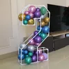 Decorazioni natalizie GreeOn 40Inch 3D PVC Pipe Mosaic Balloon Number Frame 220916