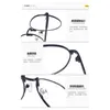Fashion Round Gafas transparentes Lectura de anteojos Marcos ópticos Nuevo marco de mujeres de la computadora Oculos 1015a