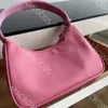 Designer koppelingszak Nylon Mini Bag Schoudertassen Waterdicht canvas luxe handtas diamant hobo voor vrouwen ritssluiting