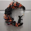 Décorations de Noël Décorations d'Halloween pour la maison Rose Lune Chat Guirlande Halloween Porte Décoration Cristal Lune Guirlande Décoration de Noël 2023 220916