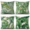 Rośliny tropikalne Wzór dekoracyjny poduszka rzut sofa rośliny liści drukowania poduszka bielizna 45x45cm dekoracja poduszka pokrywka BH7572 TQQ