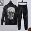 PLEIN BEAR Herren Trainingsanzüge HOODIE JACKE HOSE CRYSTAL SKULL Trainingsanzug PP Herren Hoodies Lässige Trainingsanzüge Jogger Jacken Hosen Sets Sportanzug 71174