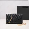 أزياء حقيبة اليد للنساء Luxurys Bag Mini 22cm WOS WOS محفظة Crossbody سلسلة جلدية رسول رسول Envelope Shoul4237820