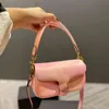 Bolsa de grife C Bolsas de travesseiro ombro de altura de alta qualidade mulheres retrô colorido mensageiro nuvem s uette 220917