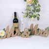 Party Decoration 3pcs/set Mr & Mrs Wooden Letters Wedding Table Alphabet Signs Bridal Shower Engagement Anniversary Decor