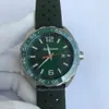 Orologio da uomo verde orologio da polso di movimento meccanico automatico