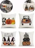 4 PCS/lot Halloween Decor Pillow Covers Pillow case Fall Farmhouse Decorations Boo Gnomes Truck Decorative Throw Cushion Case XBJK2209