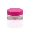 5G Face Cream lege pakketfles voor cr￨me cosmetisch onderbodling klein voorbeeld geschenk mini multi-kleuren ronde doos wax container plastic monsters pot groothandel