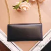 حقائب السهرة حقيبة سلسلة Crossbody رفرف حقائب اليد محفظة مخلب حقيبة يد جلد طبيعي موضة خطابات حامل ملاحظة داخلي أجهزة ذهبية عالية