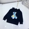 럭셔리 디자이너 키즈 Streetwear Hoodies 소년 소녀 Unisex 스웨터 패션 알파벳 인쇄 인쇄 풀오버 아기 어린이 캐주얼 의류 탑 balck 흰색 높은