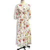 Casual Dresses 2021 Summer Long Dress Floral Print Boho Beach Tunic Maxi Women Party Chiffon Sundress Vestidos De Festa