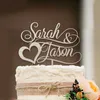 Другие мероприятия поставляют персонализированную свадьбу миссис миссис Торт Топпер из деревянного пирога с днем ​​рождения.