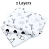 Bigger Size Muslin 100% Cotton Baby Swaddles Soft born Blankets Baby Bath Towel Gauze Infant Wrap Sleepsack 220816