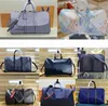 Torby DUFFEL TRADE DUFLE BAG Klasyczna swobodna moda pu skórzana bandouliere luksusowe monogramy torebki Kobiety mężczyźni projektanty luggag świąteczny prezent