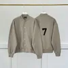 Fog mens jacket Esse designer cardigan coat number 7 letter print lapel casual shirt men women jackets