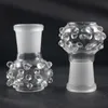 Glasskupol med glas dot r￶kningssk￥l f￶r dab riggar vatten r￶r bongs