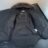 Мужская куртка зимняя пучка лиса Дизайнер с ниспульными куртками Женские покрытие Парка Парка Проект густой теплый капюшон вниз по ветров