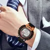 Polshorloges Shhors mode sport mannen kijken LED digitale grote dial elektronische waterdichte klok reloj hombre