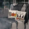 4 PCS/lot Halloween Decor Pillow Covers Pillow case Fall Farmhouse Decorations Boo Gnomes Truck Decorative Throw Cushion Case XBJK2209