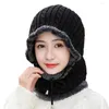 Berets Accessory Terrific Brimless Neck Wrap Headwear Women Hat Contrast Colors For Work