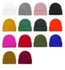 14 Renk Örgü Şapka Erkekler için Kış Basit Yumuşak Unisex Beanie Kafatası Kapakları Sevenler Açık Haval Beyaz Siyah Siyah Sarı Mavi Pembe Yeşil