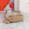 حقائب السهرة Crossbody Fashion Messenger Bag انفصال حزام سلسلة زيبر المحفظة مثلث تسجيل رسائل الموضة الداخلية Zip Pocket Handbags