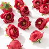 Andra evenemangsfest levererar 100st konstgjorda blommor bröllopsdekoration julen girland hem rum scrapbooking brosch diy present godisbox falsk silk pion 220916