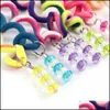 H￥rbulle Maker 6 PCS Lot Colorf Curler Hair Braid For Girl Styling Tools Festival Daily Cute Roller Accesories213s Drop HomeIndaruty Dhwig