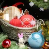 Kerstdecoraties 58 stks bal set geschilderde hanger 12 kleurboom ornamenten ornament jaar 220916