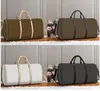 55cm Men Duffle Bag Travel Bags Hand Luggage PU Leather Handbags Large Suitcases creative
