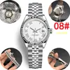 Montre classique pour femme montre de luxe 26 mm mécanique automatique en acier inoxydable montre numérique romaine bord des dents