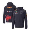 MBY3 Męskie i damskie bluzy 2022 F1 Racing Team Formula One Autumn Winter Sweater Red Zipper Bull Jackets Outdoor Sportswear Swea Swea