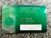 Caixas Cards de garantia de segurança verde CARTAS DE VIAGENS CAIXAS DE VIAGENS CARTÃO 3D Modelo de serial personalizado Tags de gravura para R2061