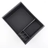 Car Organizer Black Secondary Center Console Armrest Storage Box Glove Tray ABS Fit For 3 Axela 2013 2014 2022