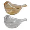 Sieradenzakken 85lb Ins Retro Amber Bird Glass Storte Jar Box Home Decoratie Ring Ketting Oorbellen
