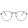 Fashion Round Gafas transparentes Lectura de anteojos Marcos ópticos Nuevo marco de mujeres de la computadora Oculos 1015a