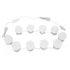 Kompakta speglar 10 LED -glödlampor Vanity Makeup Mirror Light Lamp Kit Kosmetisk glödlampa Justerbar Make -up ljusstyrka lampor