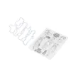 Kit de tampons transparents, fabrication de cartes d'impression, tampons pour l'artisanat de scrapbooking, bricolage