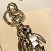 Fashion Key Buckle Car Keychain Handmade Aluminum alloy astronaut Keychains Men Women Bag Pendant Accessories without box