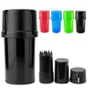 Roken Accessoires Plastic 2 in 1 Tabak Grinder Fles Stijl Crusher Herbal Herb Spice Slijpen Airtainer Opslag Container Case