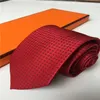 22SSビジネスネックタイ100％シルクブランドの男性タイクラシック織り手作りの手作りネック